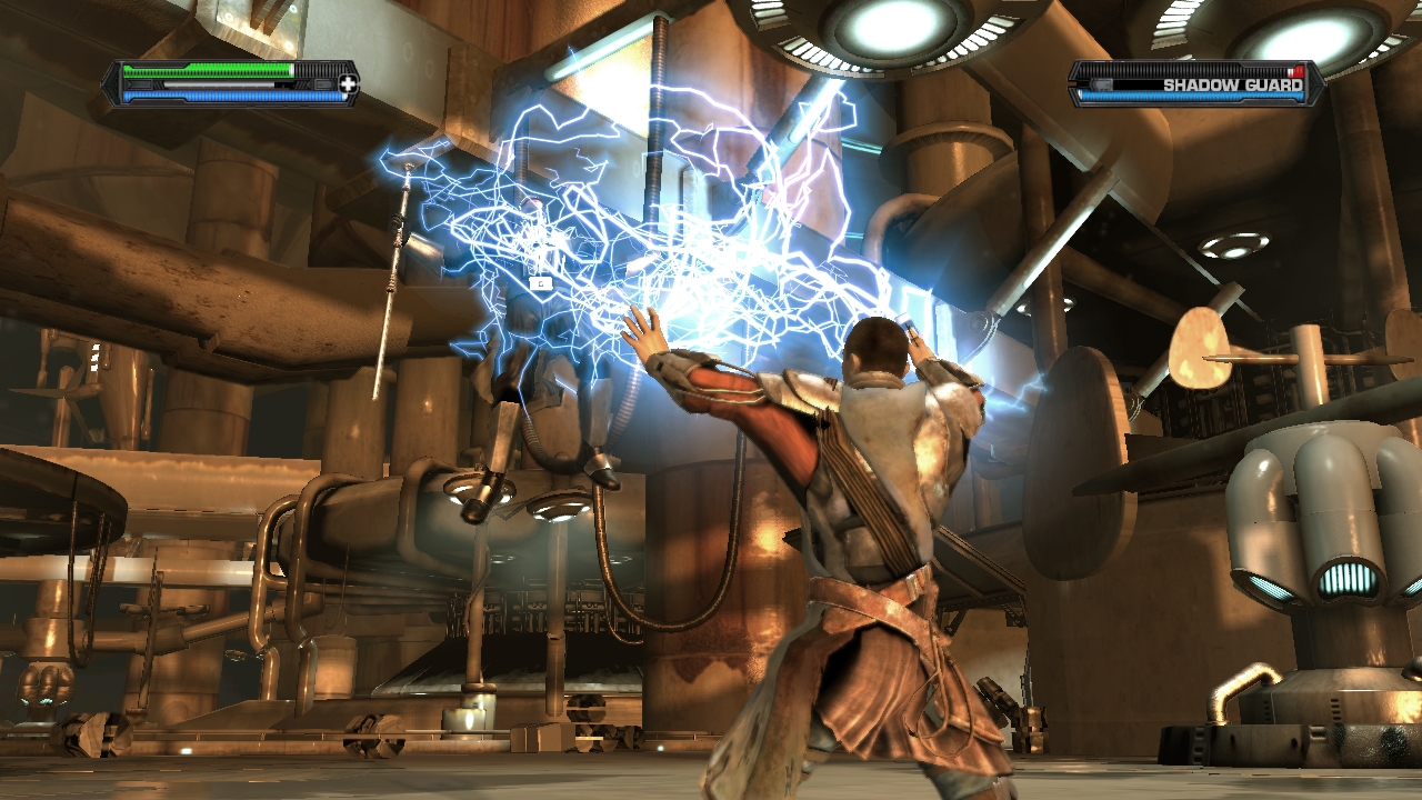 The force unleashed lightning